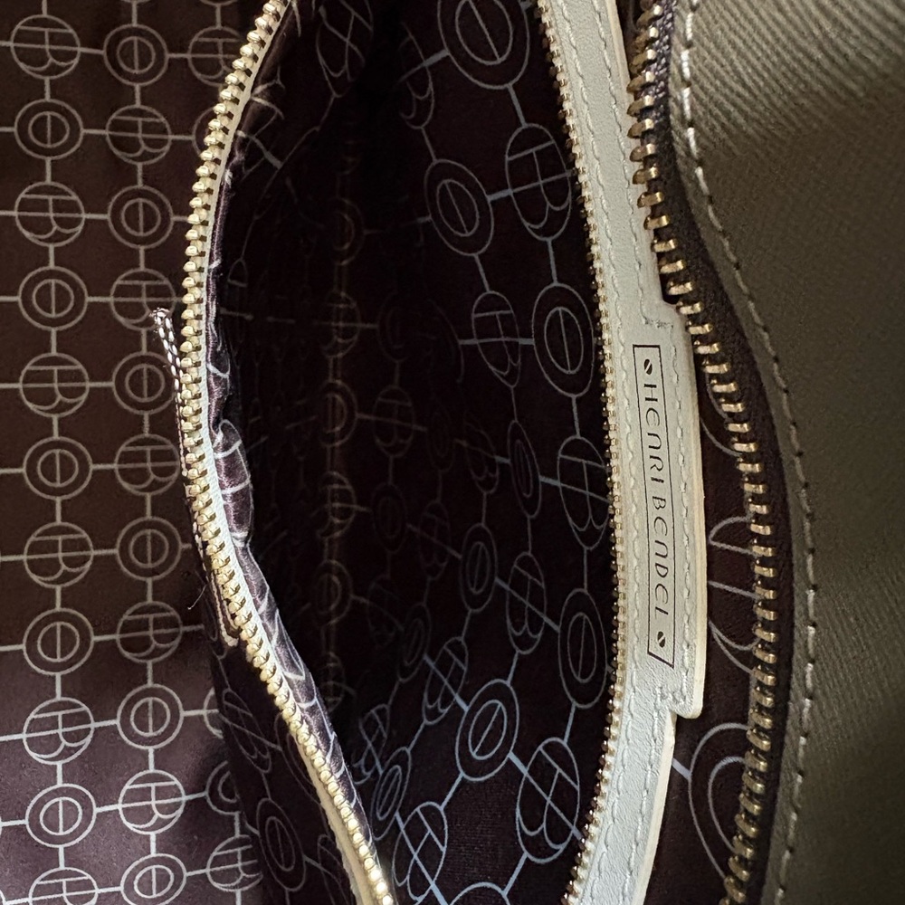 Henri Bendel Olive Khaki Zippered Tote Bag - Picture 7 of 13